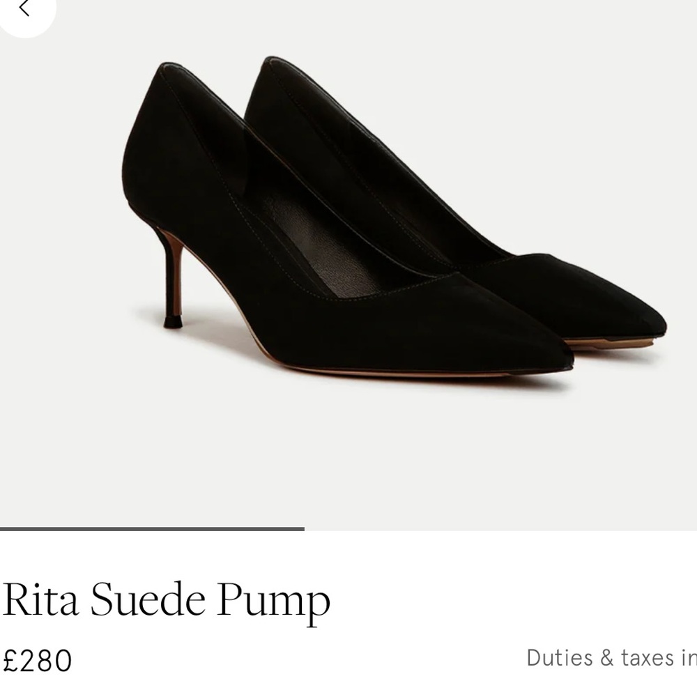 Veronica Beard Black Suede Pointed Toe Kitten Heel Pumps